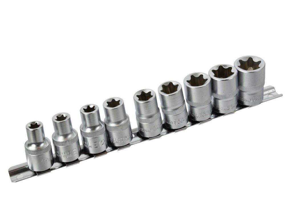 54306 10 ks sada torx klicu e10 24 1 2 na liste geko 20