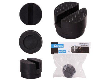 Gumová podložka pod zvedáky 2,5 t (50×36 mm) — sada 100 ks