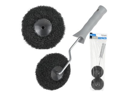 Váleček na stěrku pro rohy s držadlem 10 cm + náhradní váleček GEKO