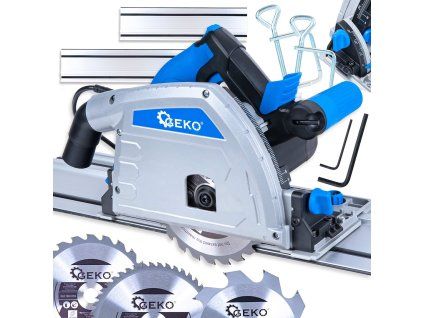 Kotoučová pila s vodící lištou 1200 W, kotouč 165 mm GEKO