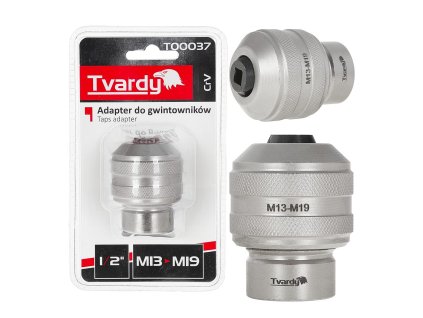Adaptér na závitníky 1/2" M13–M19 CrV GEKO