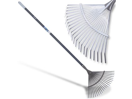 Hrabě zahradní vějířové kovové HARD-LINE 150 cm, 22 zubů GEKO