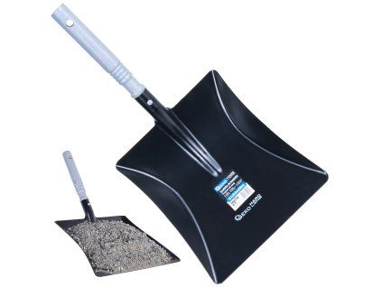 Lopatka ke krbu GEKO ocelová 21,7×23,5 cm, celková délka 38 cm