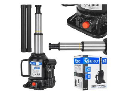 Hydraulický sloupkový zvedák dvoustupňový nízkoprofilový 6 t GEKO