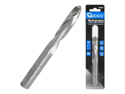 Vrták do kovu s plátkem ze slinutého karbidu 13×125 mm – GEKO