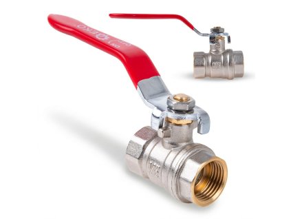 Kulový kohout 1/2" VV DN15 s ucpávkou — páčkové ovládání GEKO