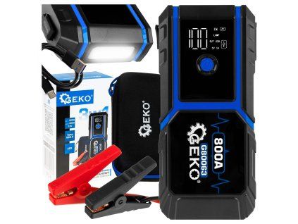 Startovací booster GEKO 12V 10000 mAh 400A LED QC3.0