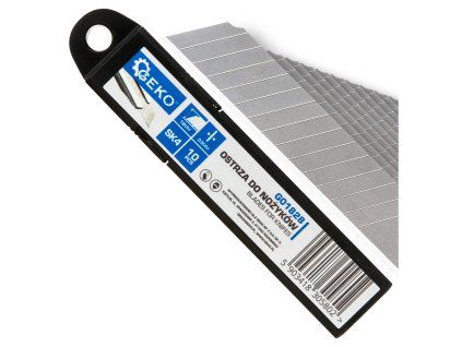 Náhradní čepele do odlamovacích nožů 100×18×0,5 mm SK4, hustě zářezované – sada 10 ks GEKO