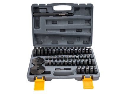 Sada adaptérů pro montáž a demontáž pouzder a ložisek 52 ks 18–74 mm Powermat PM1535