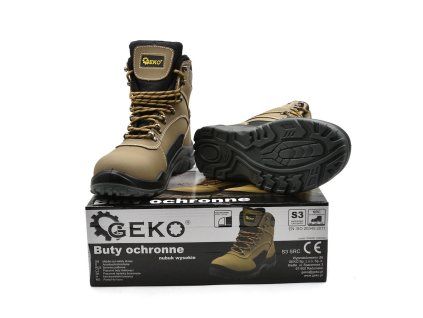 Ochranné boty Geko model 7 nubuk S3 SRC – velikost 41