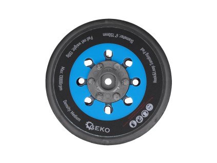 Excentrický brusný kotouč s ržepech G80811 150 mm — Geko