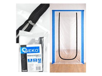 Kurtyna protiprášková do drzwi 220x120cm typ U (12)