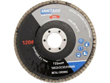 Listová třídačka KRAFT&DELE KD966 průměr 125 mm síťování P60