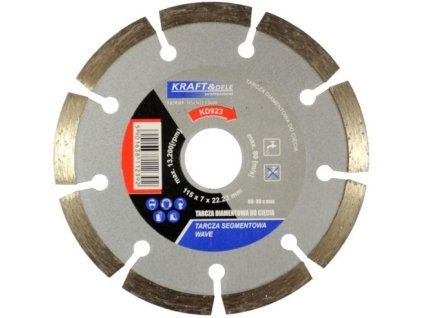 Kotouč segmentový do řezání 115x7x22,23mm KD923