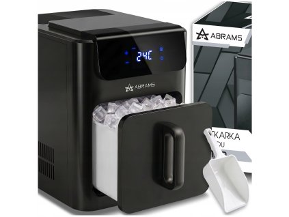 Výrobník ledu ABRAMS — 25 kg/24 h, 6 režimů, udržení teploty 24 h
