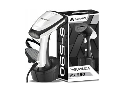 Ruční napařovač oděvů ABRAMS — 1800 W, 45 g/min, keramická plocha