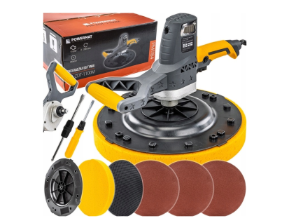 Powermat PM-ZDT-1100M – Hladicí bruska na omítky 1100 W | Ø 380 mm | regulace otáček