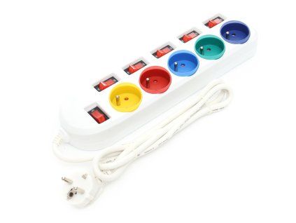 60606 1 prodluzovaci kabel 3 m 5 zasuvek kd4001