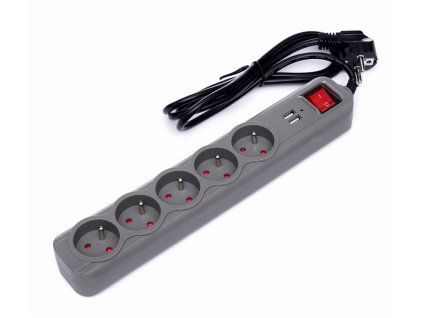 60636 1 prodluzovaci kabel s usb zasuvkami 1 5 m kd4033