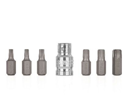 54474 7dilna sada sroubovakovych bitu torx t25 t55 10 100