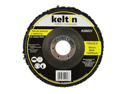 55332 brusny kotouc z netkane textilie 125 mm na kov inox 5 100