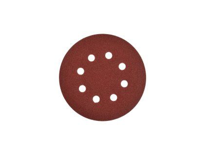 55395 brusny papir na kotouc 125 mm p120 kotouce s 8 otvory 50 2000