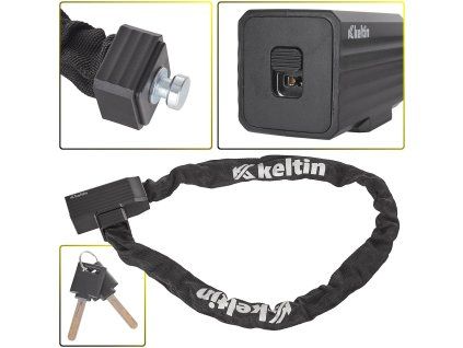55566 cyklisticky zamek retez na klic 6 900 mm 20