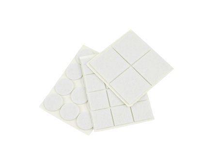 57438 filcove podlozky pod nabytek sada bile kulate 25 mm a obdelnikove 25 x 25 mm 40 x 40 mm 28 ks 25 250