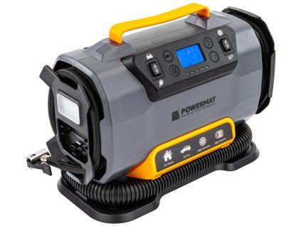 Kompresor 1200 W / 12 V-230 V PowerMat PM-KB-150T – univerzální auto a domácí použití