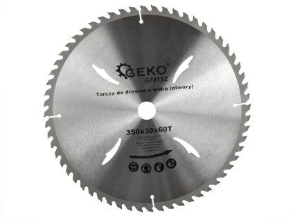 59895 kotouc na drevo 350x30x60t otvory 15