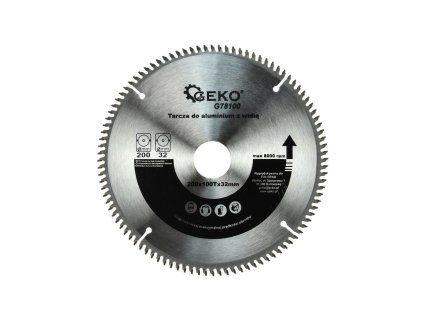 59958 kotouc na hlinik s karbidem 200 mm x 100t x 32 mm sada redukci 25 50