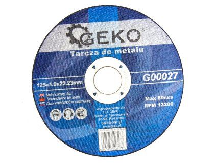 59973 kotouc na kov 125x1 0 geko 10 50 400