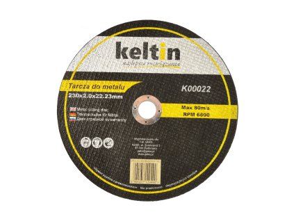 60009 kotouc na rezani kovu 230x2 0 mm keltin 25 50 100