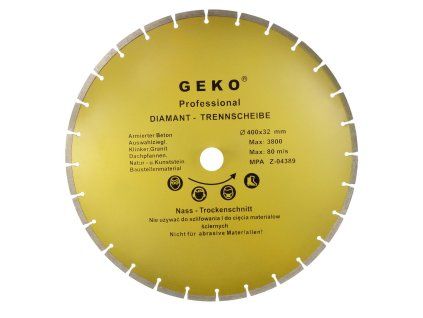 60027 kotouc prum 400 x 8 x 32 mm segmentovy geko 10