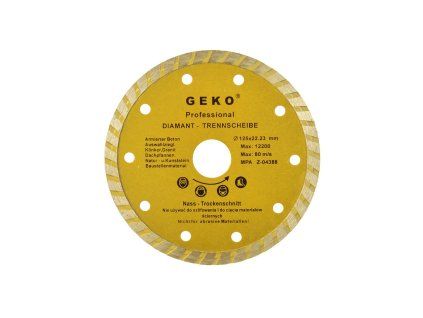 60039 kotouc prumer 125 mm turbo geko 100 200