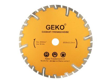 60060 kotouc prumer 230 mm hluboky rez geko 25