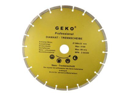 60081 kotouc prumer 300 x 8 x 32 mm segment geko 10