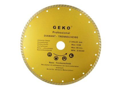 60084 kotouc prumer 300 x 8 x 32 mm turbo geko 10