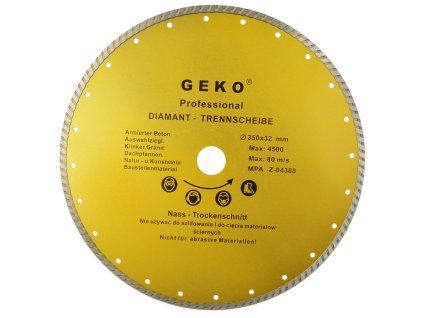 60093 kotouc prumer 350 x 8 x 32 mm turbo geko 10