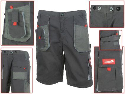 60321 kratke pracovni kalhoty tvardy velikost s 10