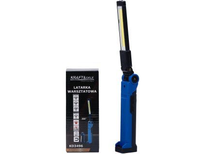 72939 1 led workshop svitilna kd3496 s usb c 360 otocna magneticka bezpecnostni rezimy