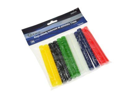 60879 lepidla barevne naplne do pistole 11 mm 12 ks 50 200