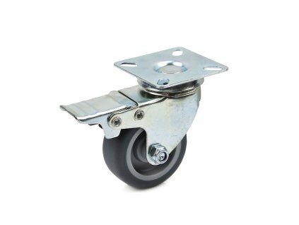 64320 otocne kolecko s brzdou 50 mm pp tpr 200