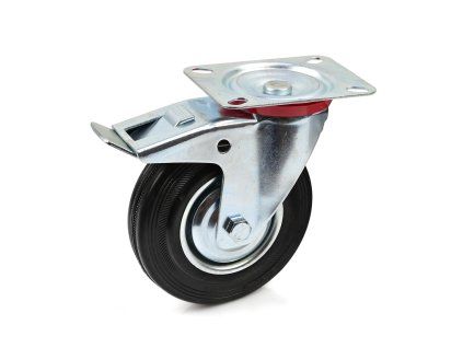 64347 otocne kolo s brzdou 125 mm 25