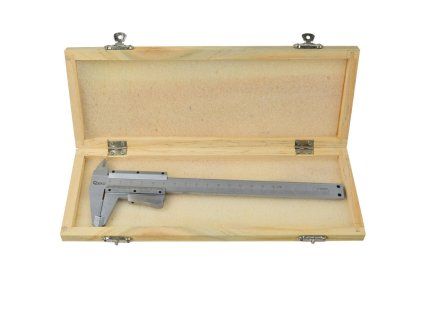 66066 posuvne meritko 150 mm x 0 02 geko automaticka aretace drevena rukojet 50