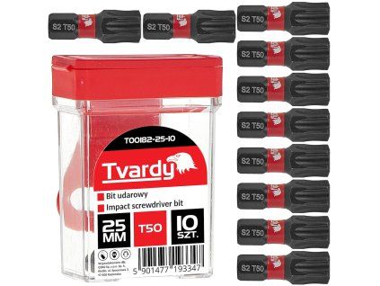67203 razovy bit t50 25 mm s2 krabicka 10 120