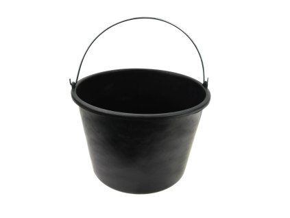 70431 stavebni kbelik 20 l cerny