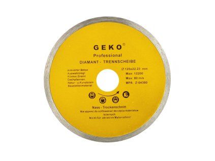 71598 stit prumer 125 mm plny geko 100