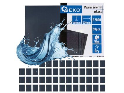 73149 vodni brusny papir list 230 x 280 mm p2000 50 1000