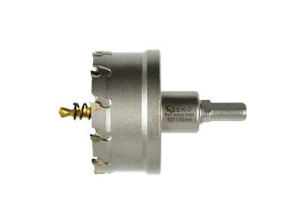73338 vrtak do kovu korunka do metalu 65 mm s titanovym vrtakem 30